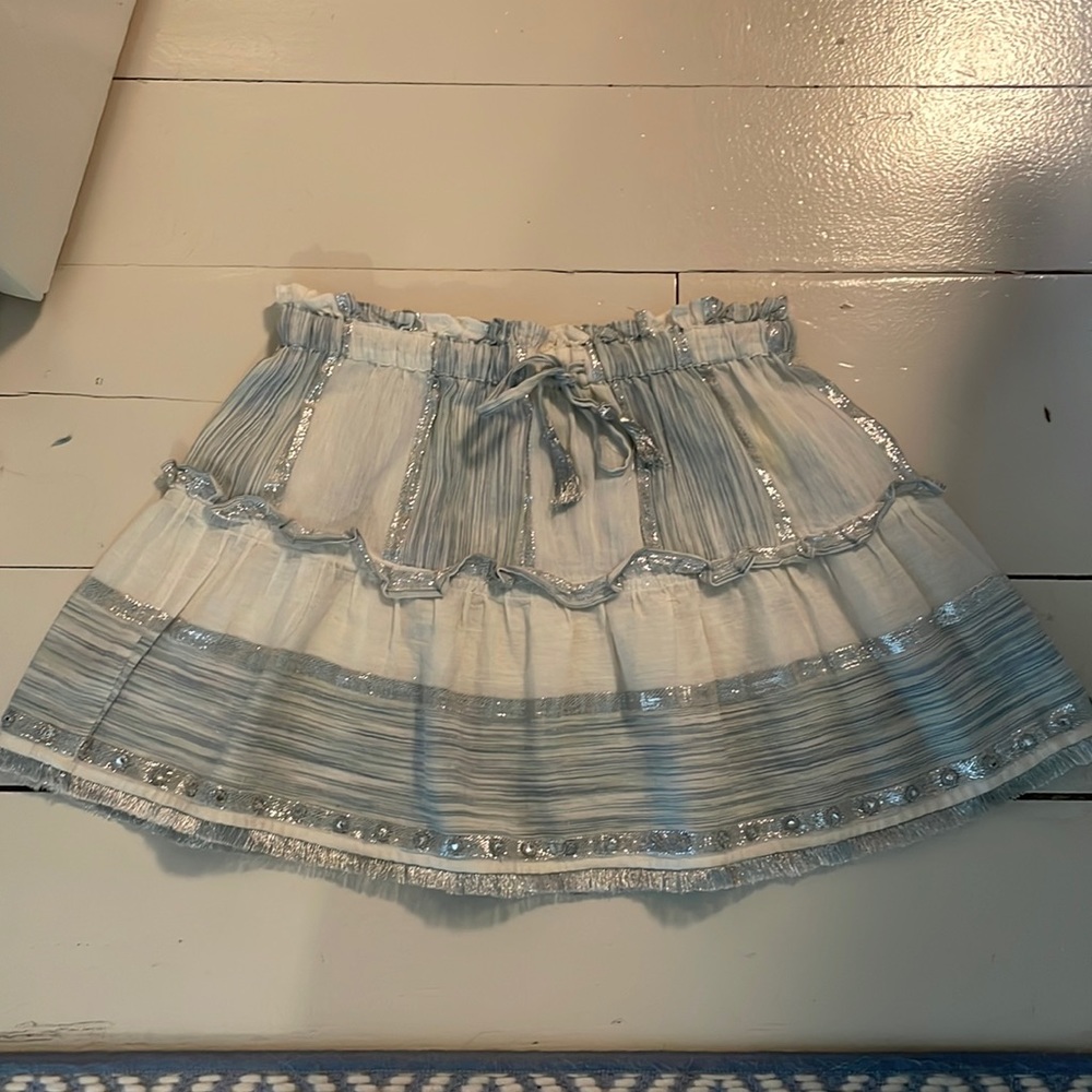 Ramy Brook mini skirt with metallic details size xs